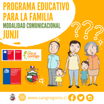 Inscripciones abiertas para el Programa Educativo Junji familiar