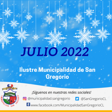 Julio 2022: calendario de actividades